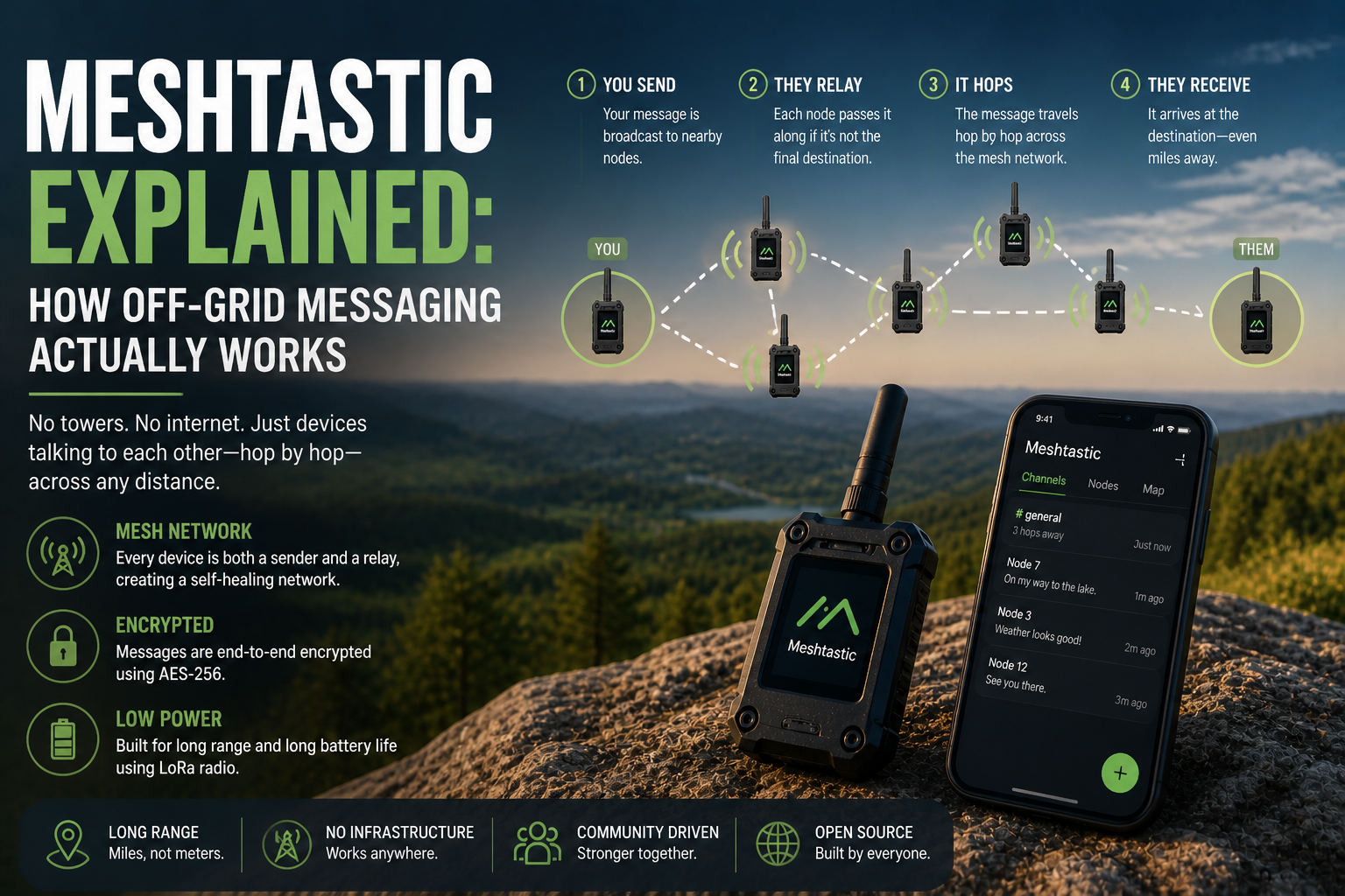 Meshtastic Explained: How Off-Grid Messaging Actually Works
