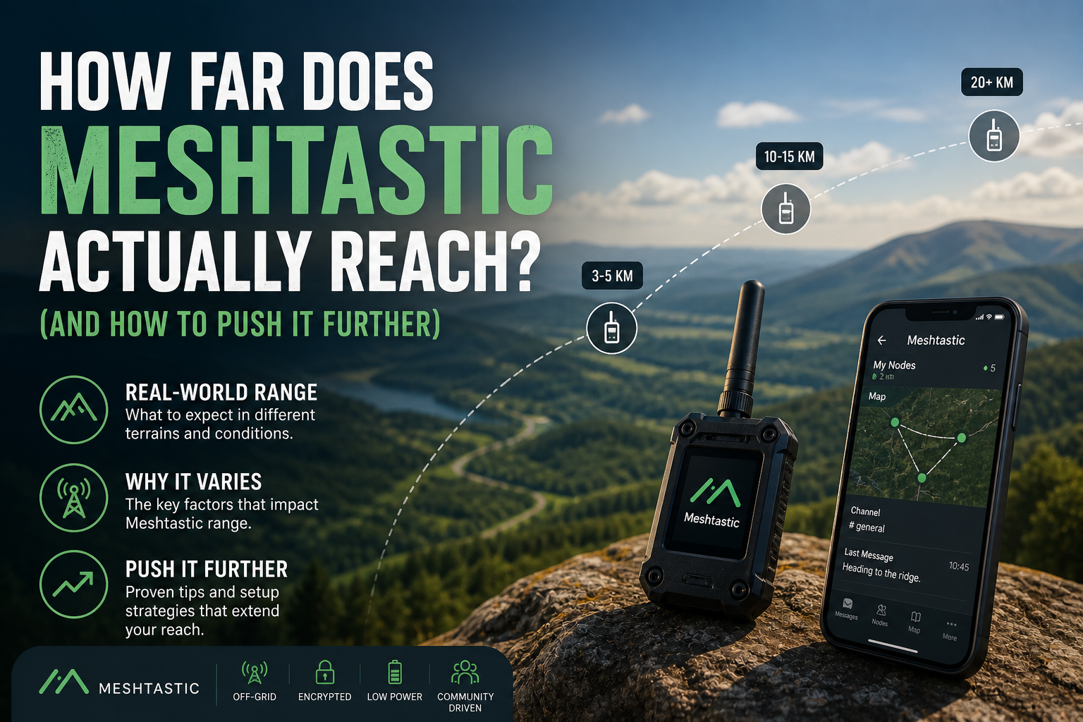 How Far Does Meshtastic Actually Reach? (And How to Push It Further)